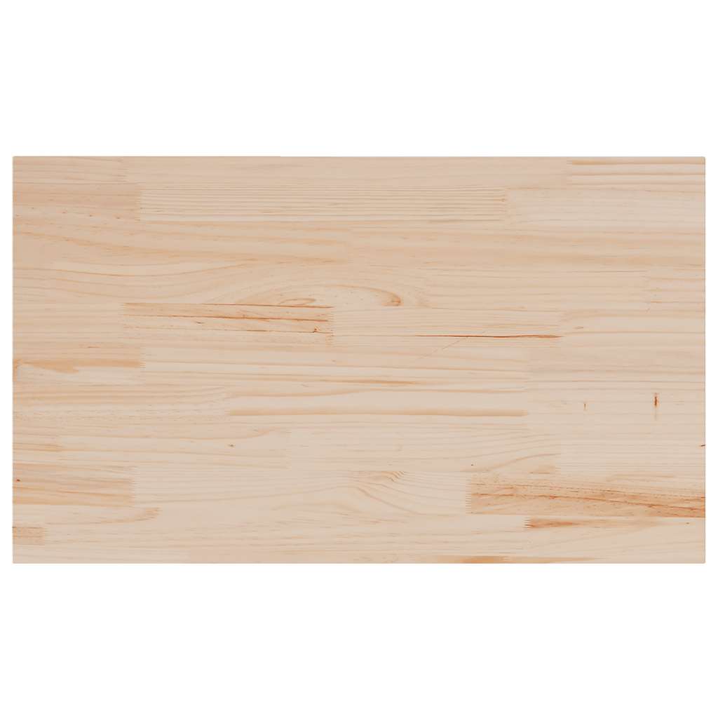 Tampos de mesa retangulares 3 pcs 80x47x2,5 cm pinho maciço