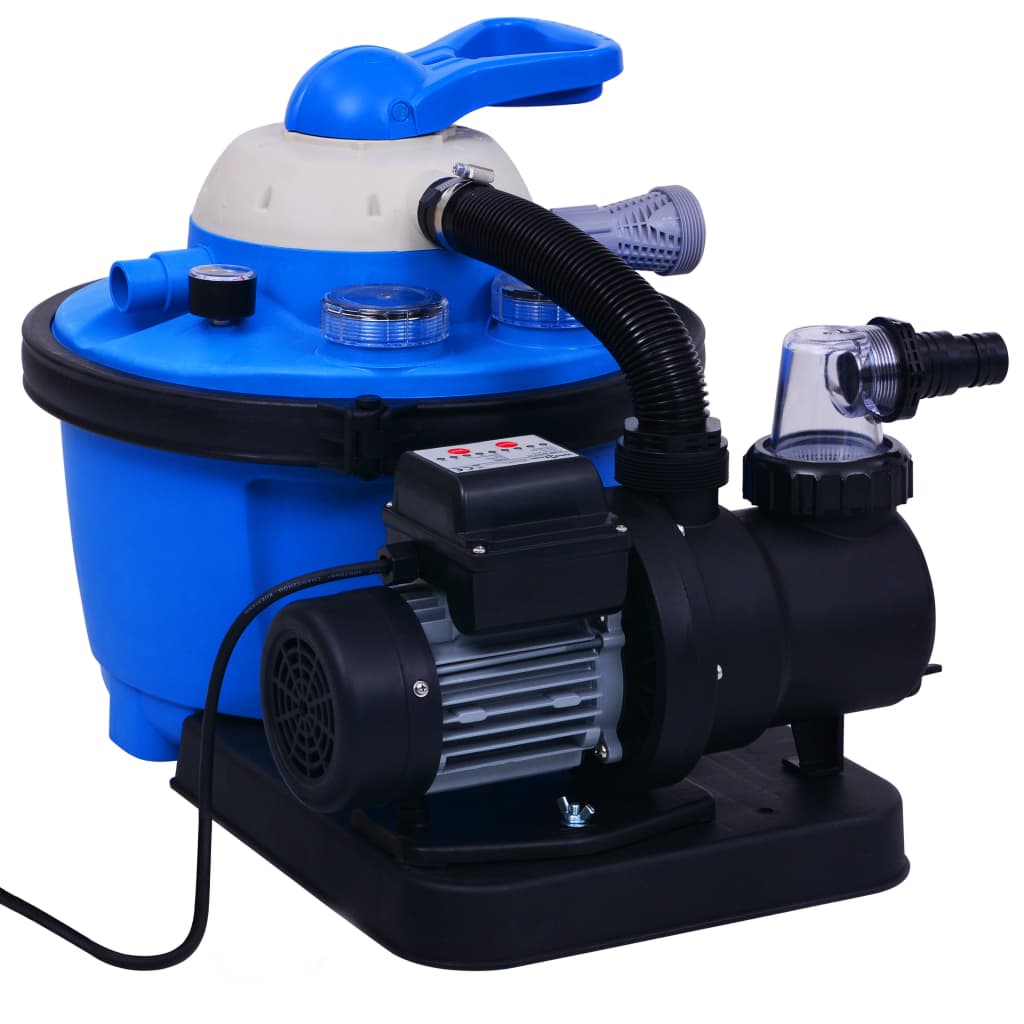 Bomba de filtro de areia com temporizador 450 w 25 l