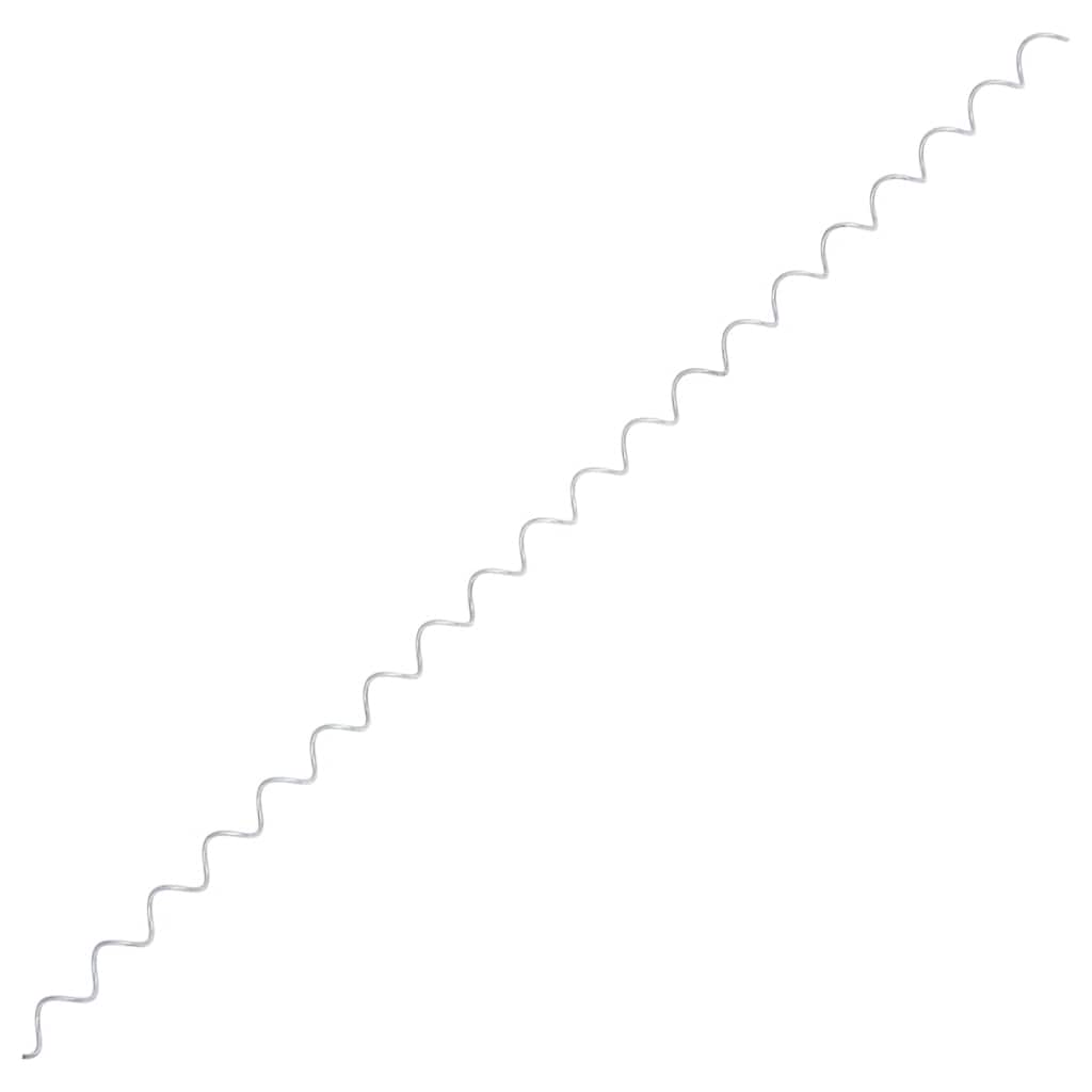 Espirais para gabião 24 pcs aço galvanizado 100 cm