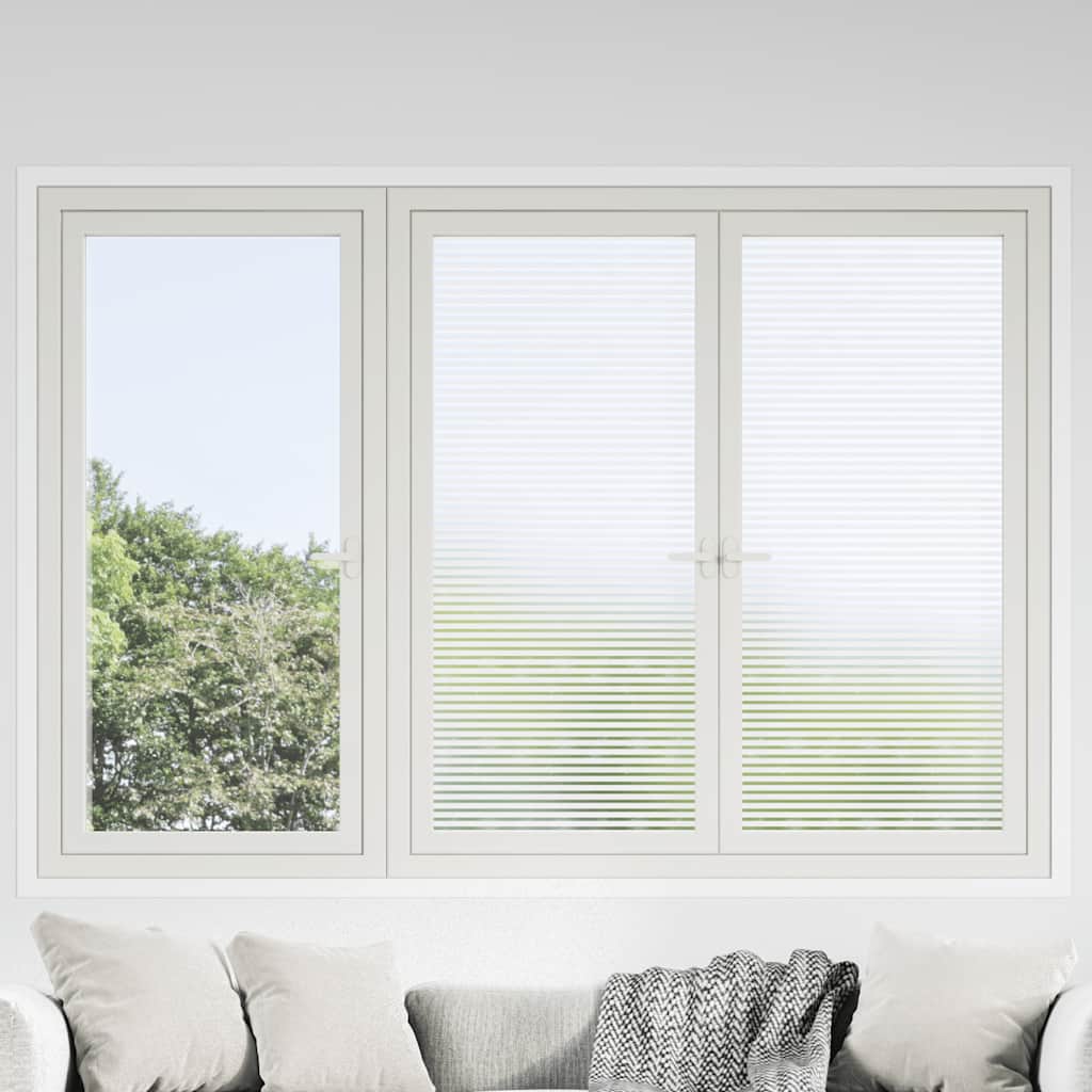 Películas para janela fosco PVC design às riscas