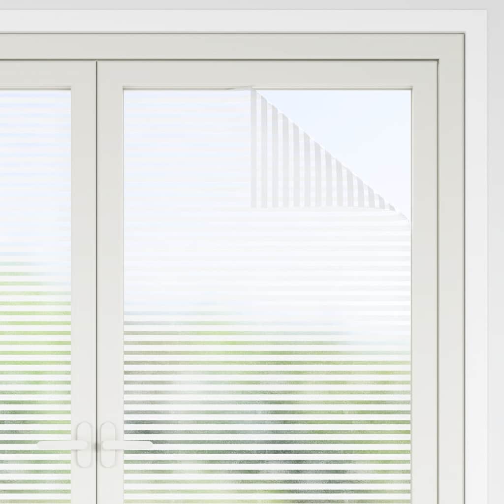 Películas para janela fosco PVC design às riscas