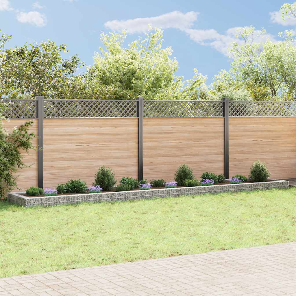 Canteiro elevado/cesto gabião 600x100x20 cm aço galvanizado