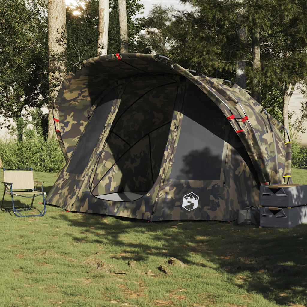 Tenda de pesca para 5 pessoas impermeável camuflagem