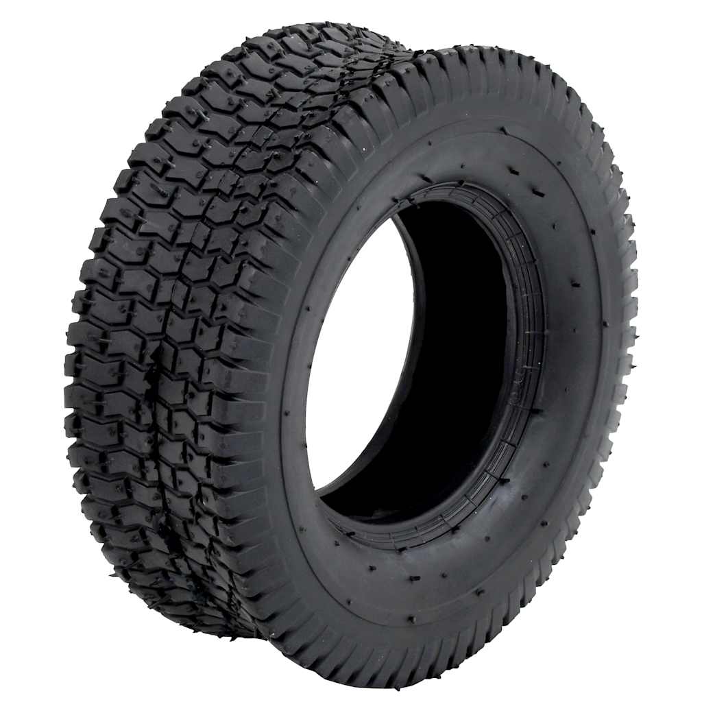Pneus para carrinho de mão 2 pcs 13x5.00-6 4pr borracha
