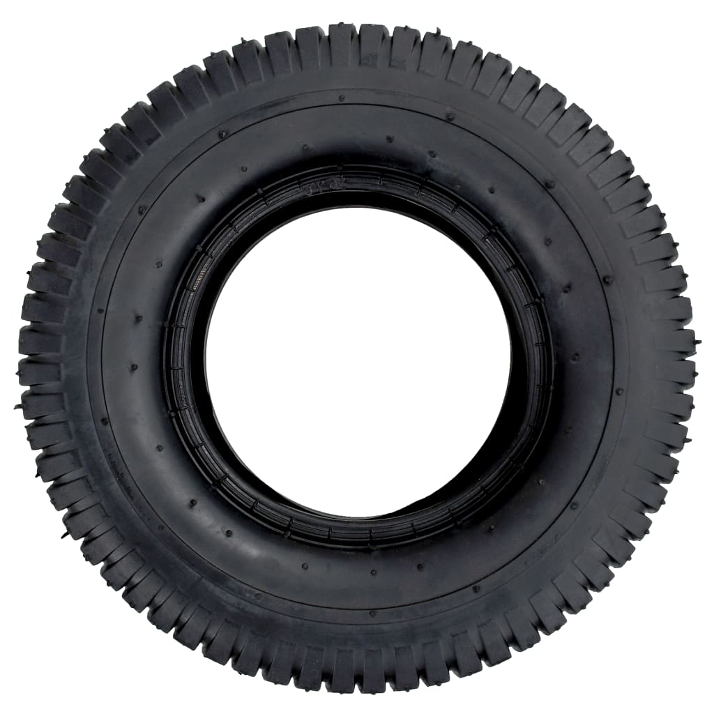 Pneus para carrinho de mão 2 pcs 13x5.00-6 4pr borracha
