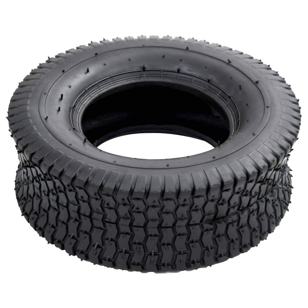 Pneus para carrinho de mão 2 pcs 13x5.00-6 4pr borracha