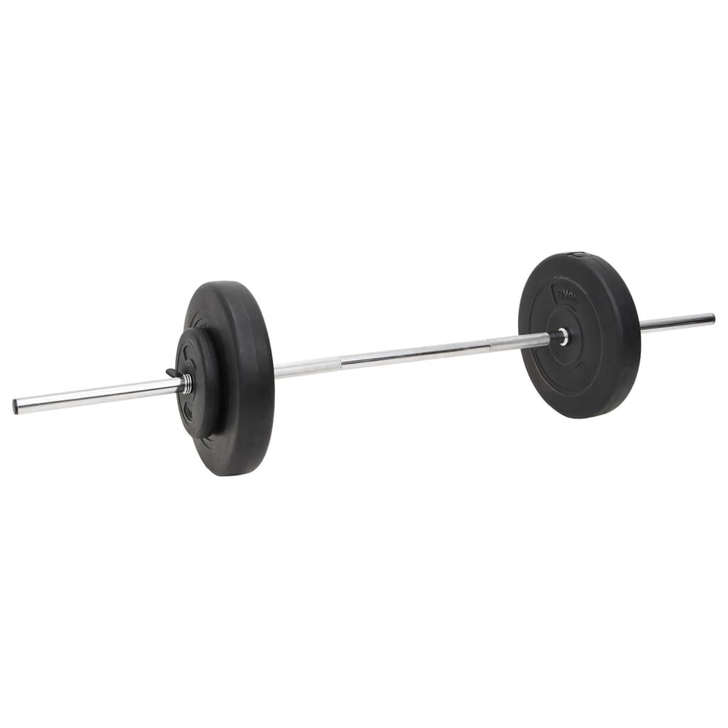 Barras e halteres com discos 60 kg
