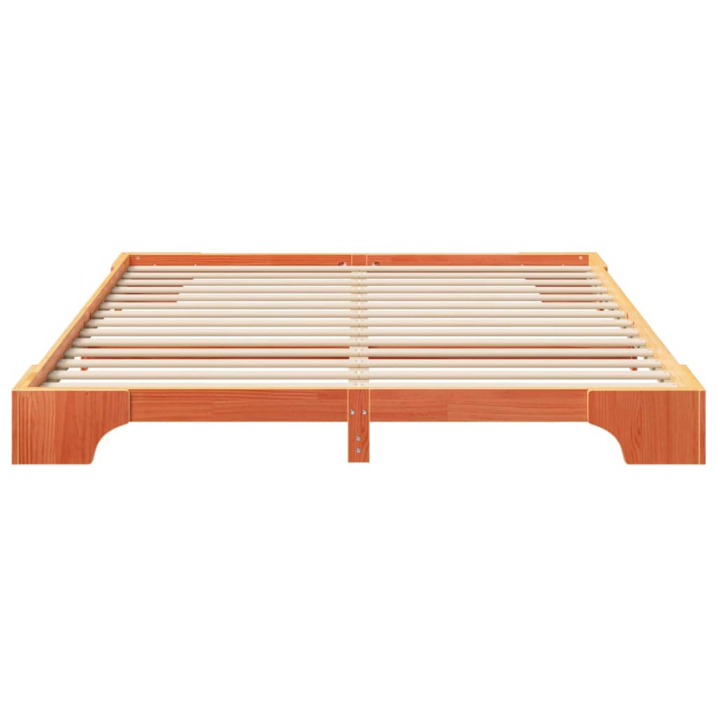 Estrutura da cama castanho 200 x 220 cm