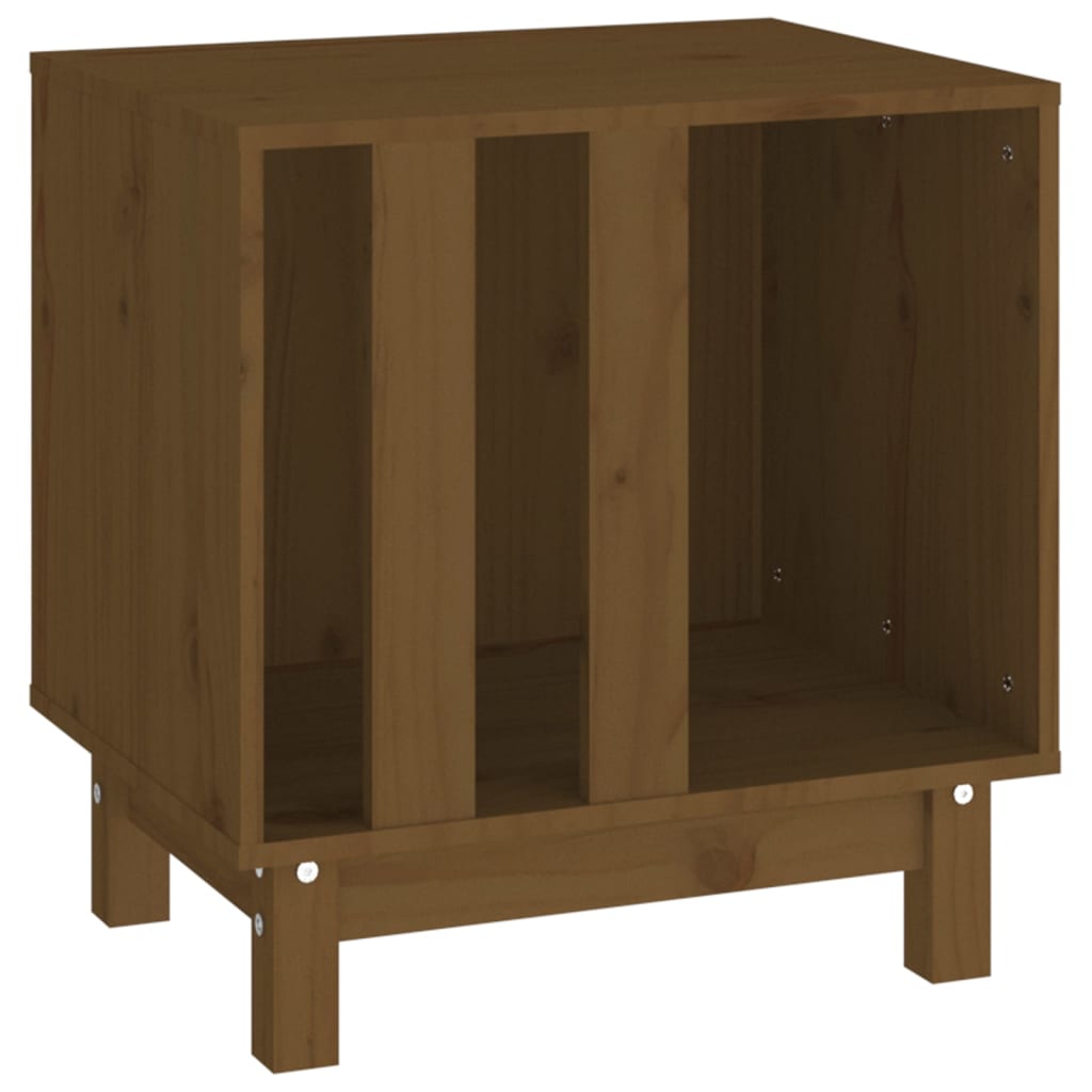 Casota para cães 50x40x52 cm pinho maciço castanho mel