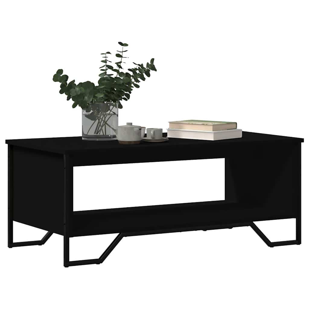Mesa de centro 100x51x40 cm derivados de madeira preto