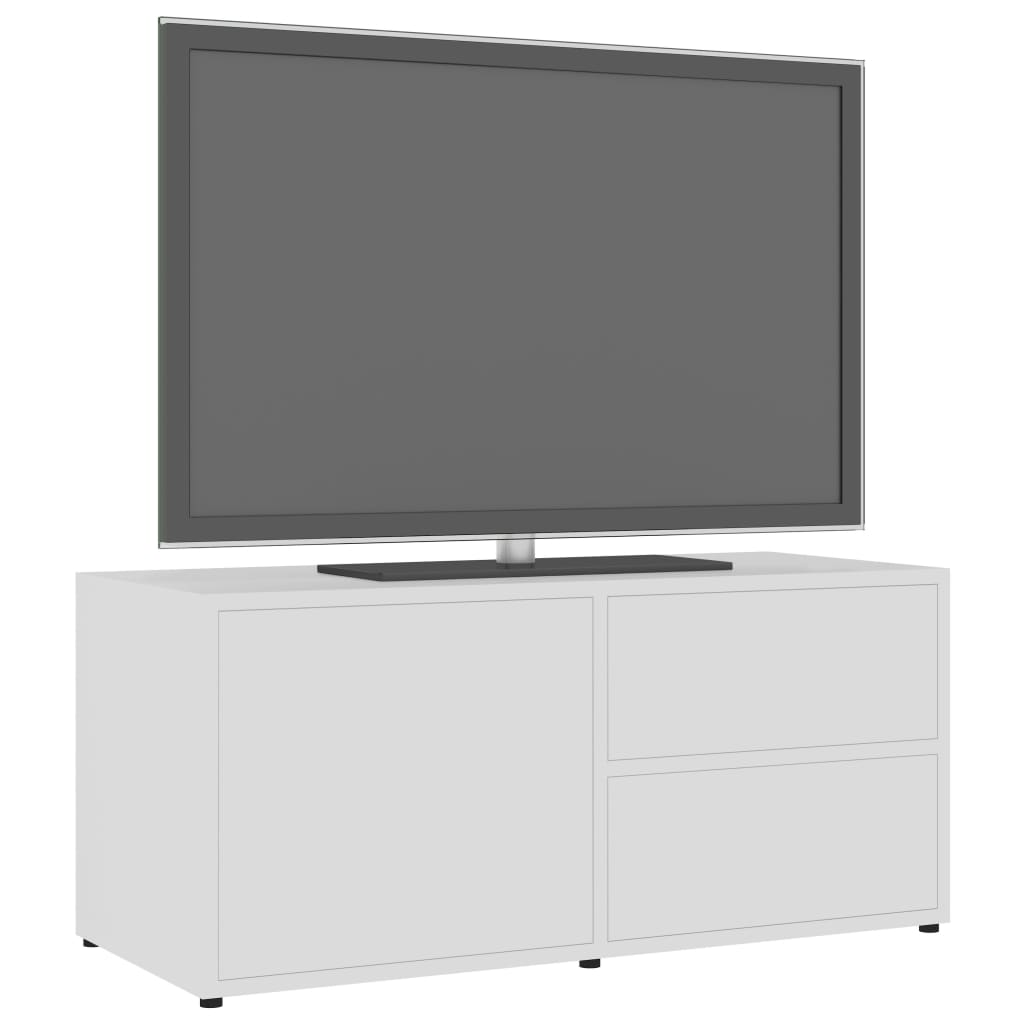 Móvel de TV 80x34x36 cm derivados de madeira branco