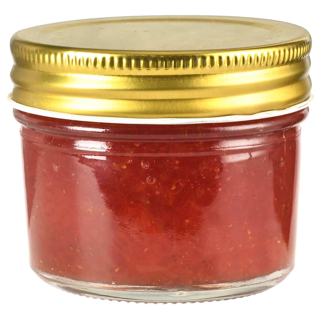 Frascos de vidro com tampas douradas 24 pcs 110 ml