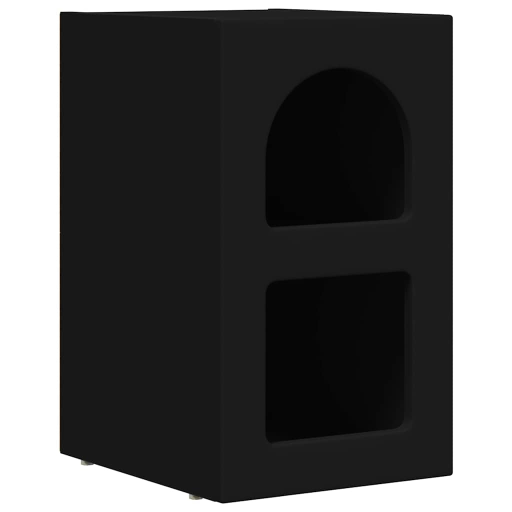 Mesa-de-cabeceira elst preto 29,5 x 33,5 x 50 cm