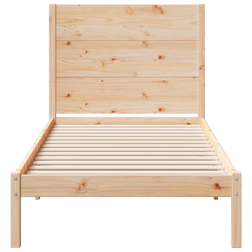 Cama extra longa sem colchão 90x220 cm madeira maciça