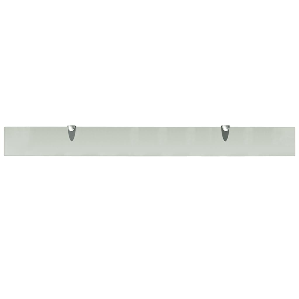 Prateleiras flutuantes 2 pcs vidro 100x10 cm 8 mm