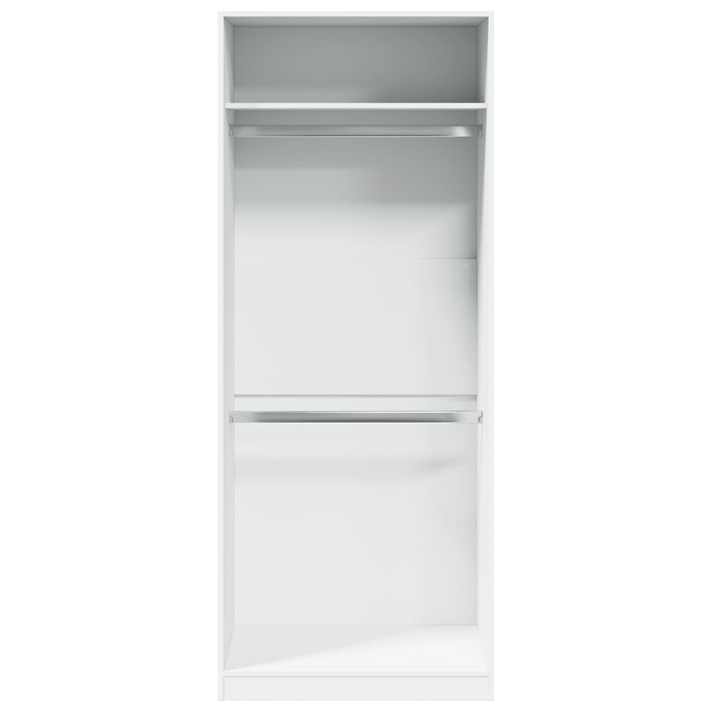 Roupeiro 80x50x200 cm derivados de madeira branco