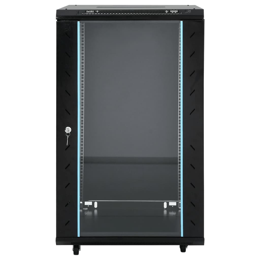 Armário bastidor 18u c/ pés giratórios 19" ip20 60x60x100 cm