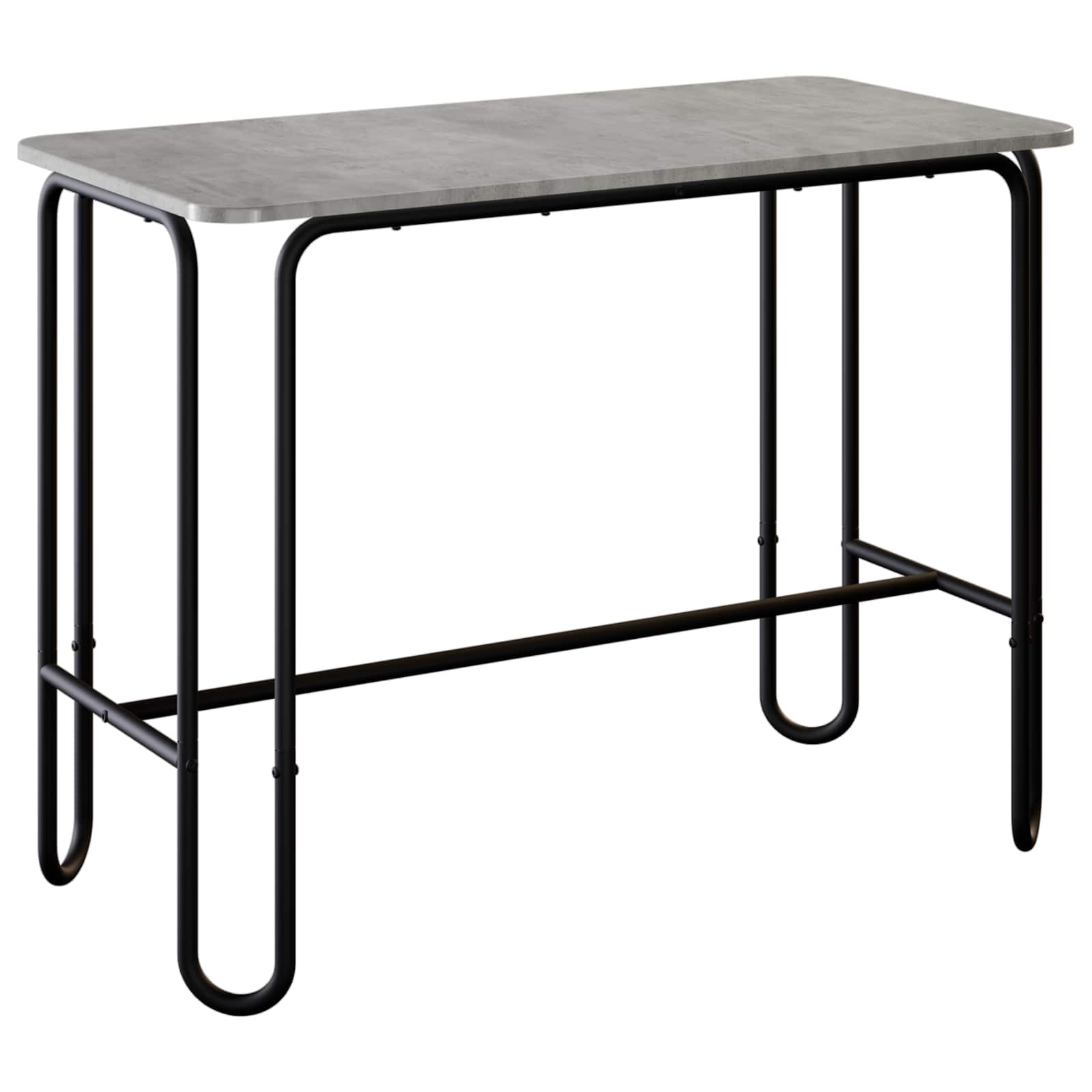 Mesa de jantar 100 x 50 x 75 cm derivados de madeira retangular