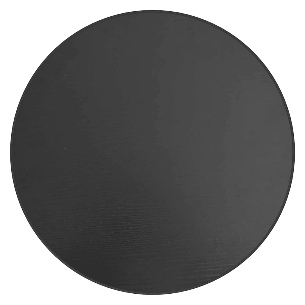 Mesa de centro ø35 cm MDF preto