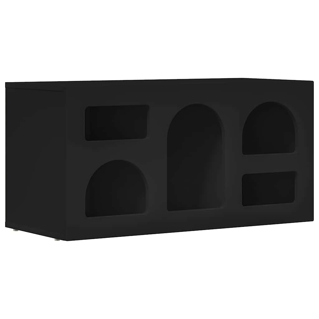 Gabinete para TV elst 80 x 35 x 40 cm preto