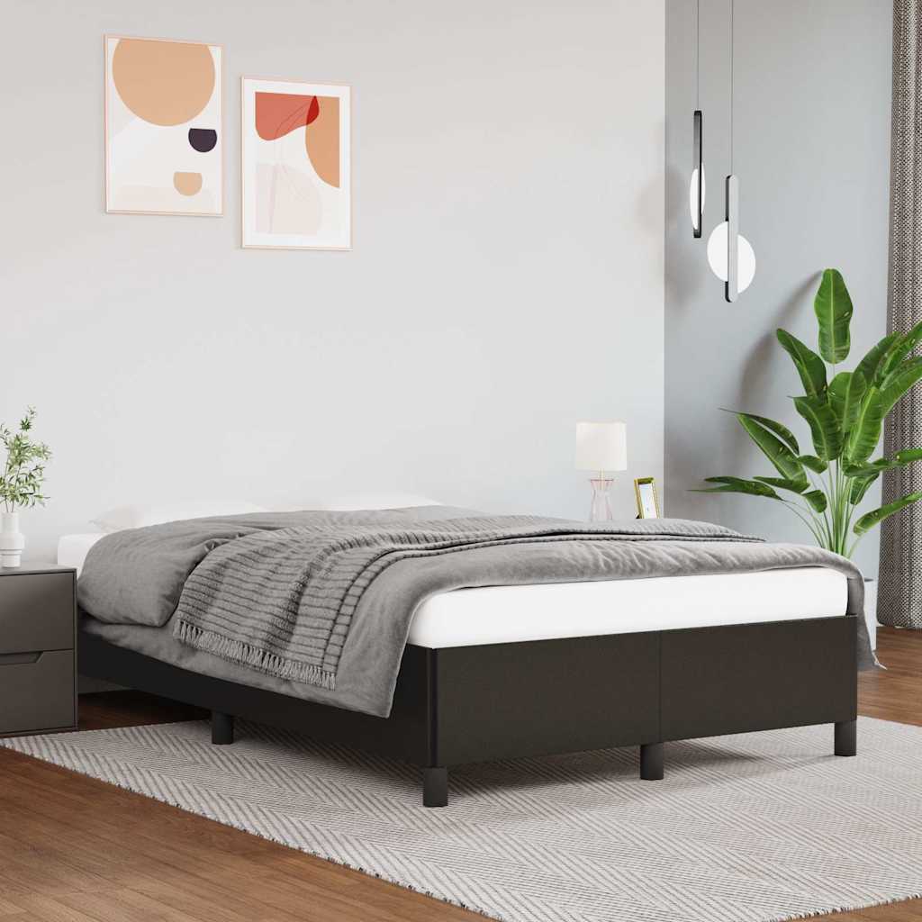 Estrutura de cama sem colchão sem castanho colchão 120x190cm couro do falso