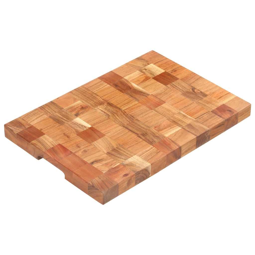 Tábua de cortar 50x34x3,8 cm madeira de acácia maciça