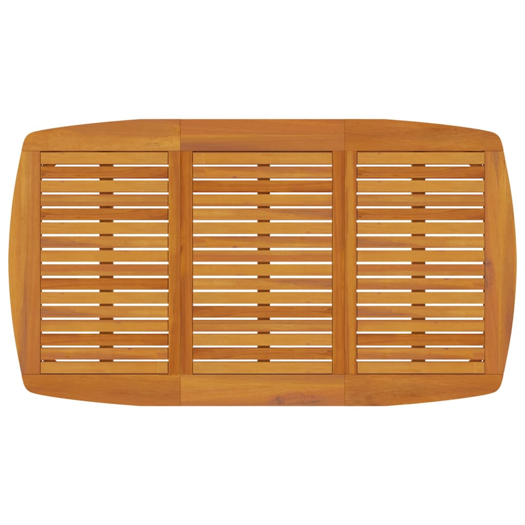 Mesa de jardim 160x90x75 cm madeira de acácia maciça