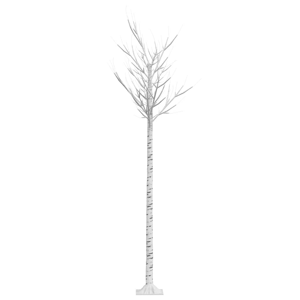 Árvore de natal 220 leds salgueiro int./ext. 2,2m branco quente