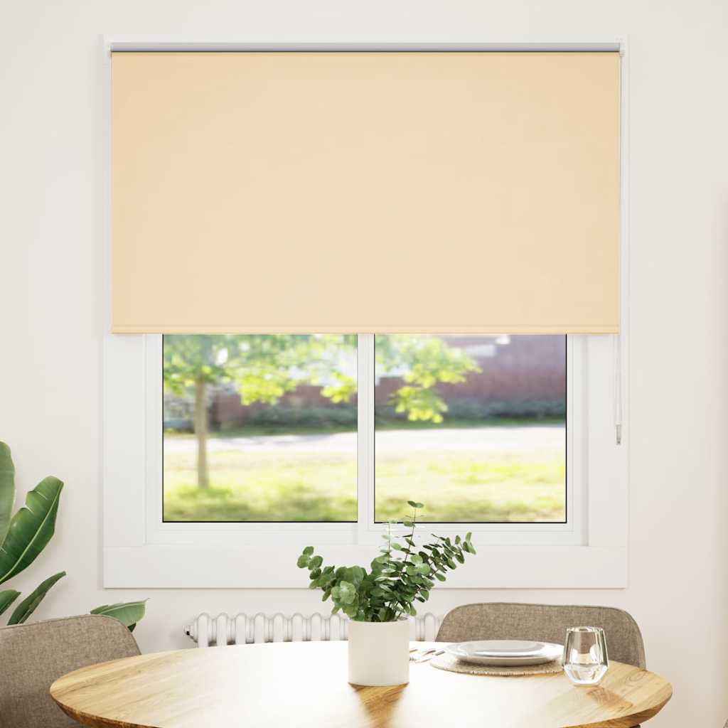 Persiana de enrolar 125x130 cm largura tecido 121,6cm poliéster