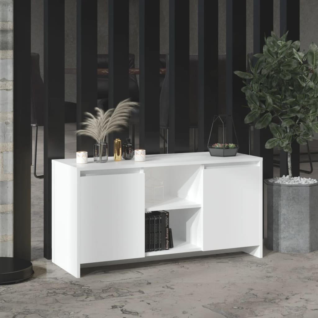 Móvel de TV 102x37,5x52,5 cm derivados de madeira branco