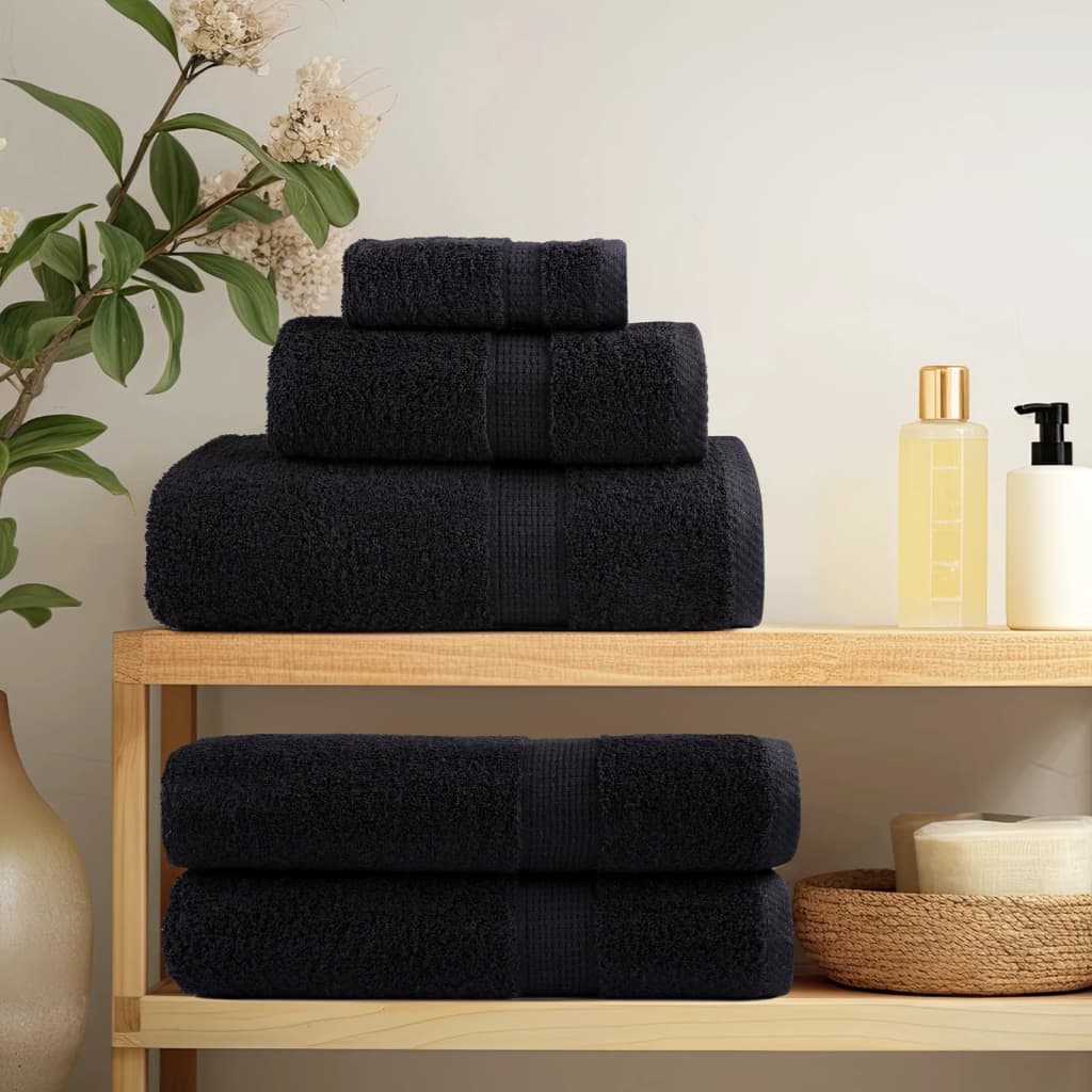 Toalhas de banho premium solund 2 pcs 100x150 cm 600 gsm verde
