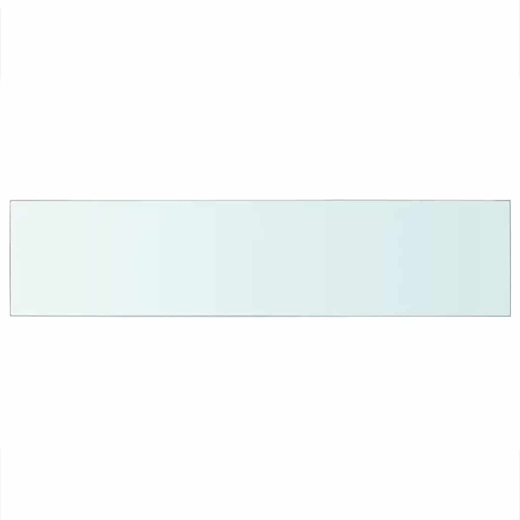Prateleiras 2 pcs 110x25 cm vidro transparente