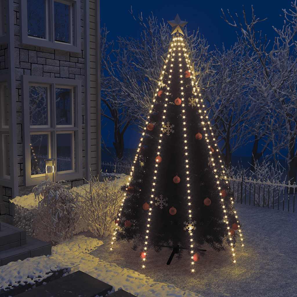 Cordão de luzes para árvore de natal 400 luzes LED 400 cm
