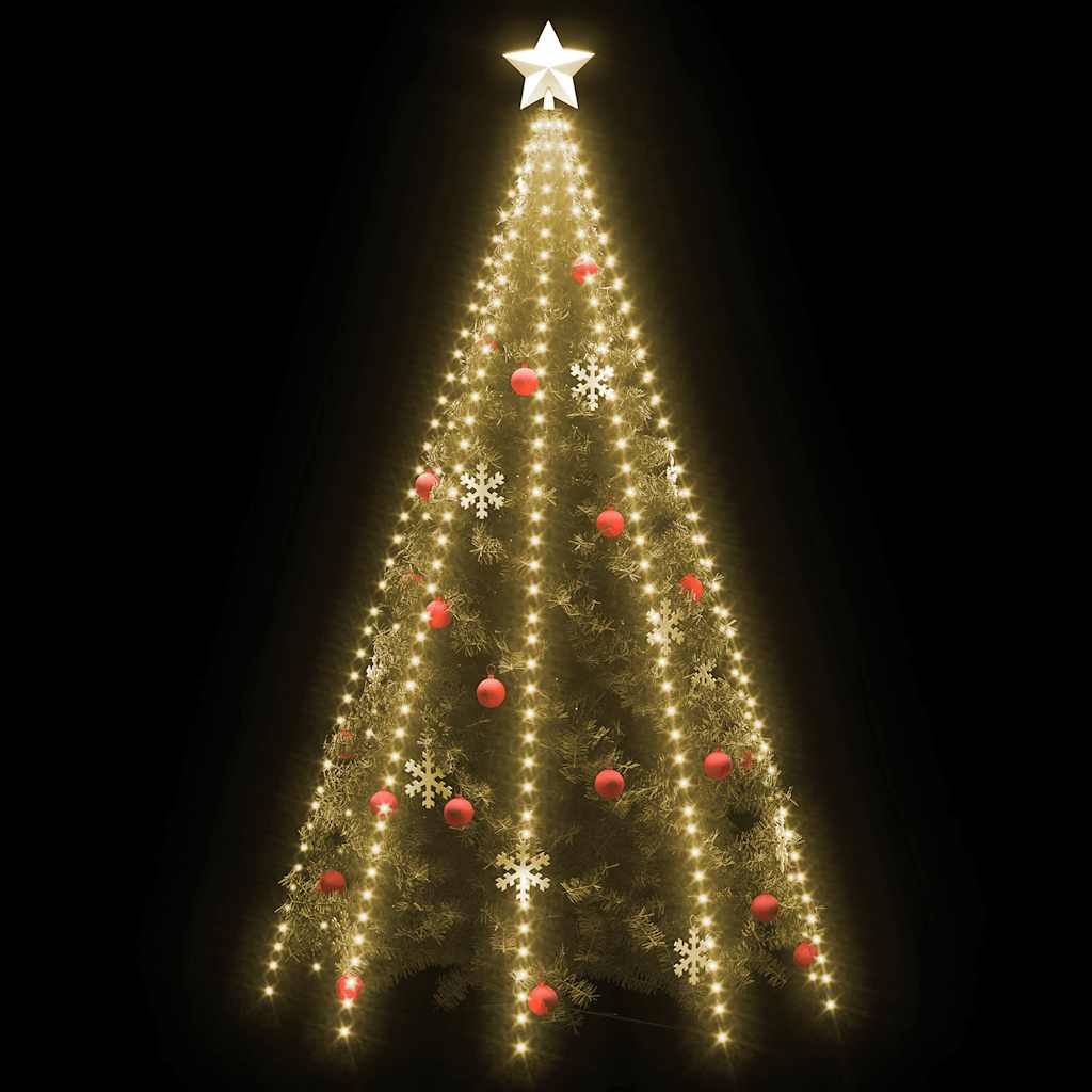 Cordão de luzes para árvore de natal 400 luzes LED 400 cm