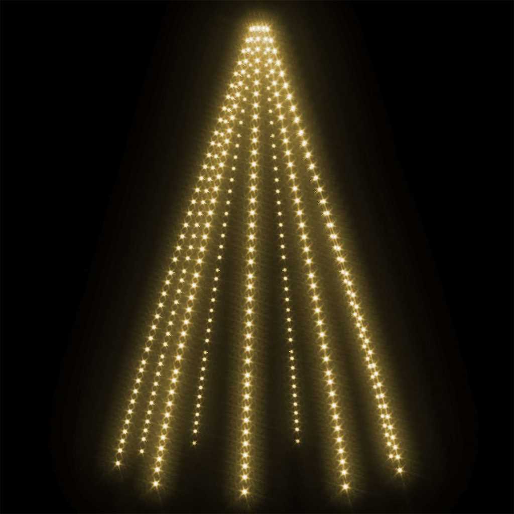 Cordão de luzes para árvore de natal 400 luzes LED 400 cm