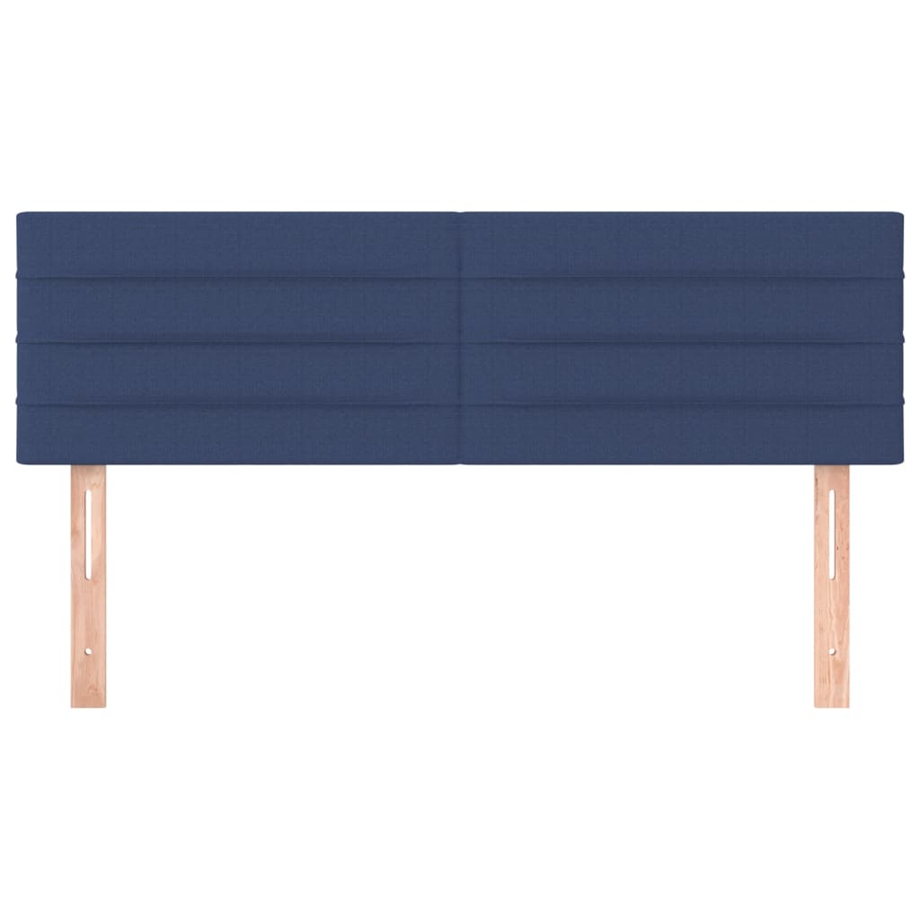 Cabeceiras azul 144x5x78/88 cm tecido