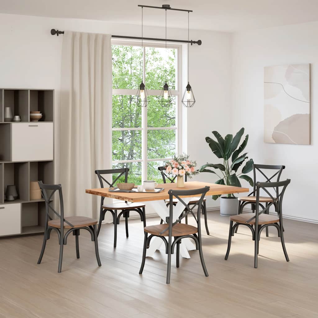 Pé de mesa de jantar em formato de aranha, branco, 85x85x(72-73) cm, aço