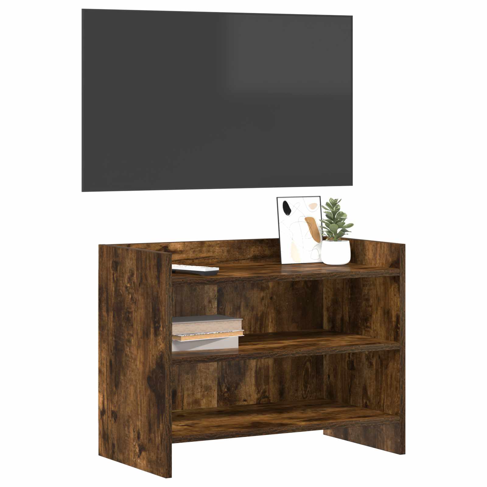 Gabinete para TV 60 x 33 x 47 cm carvalho fumado