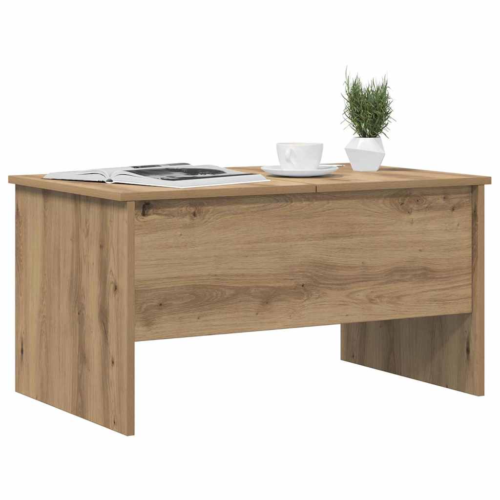 Mesa de centro carvalho artesanal 102 x 50,5 x 46,5 cm