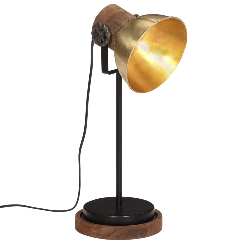Candeeiro de secretária 25 w 17x17x50 cm e27 bronze antigo