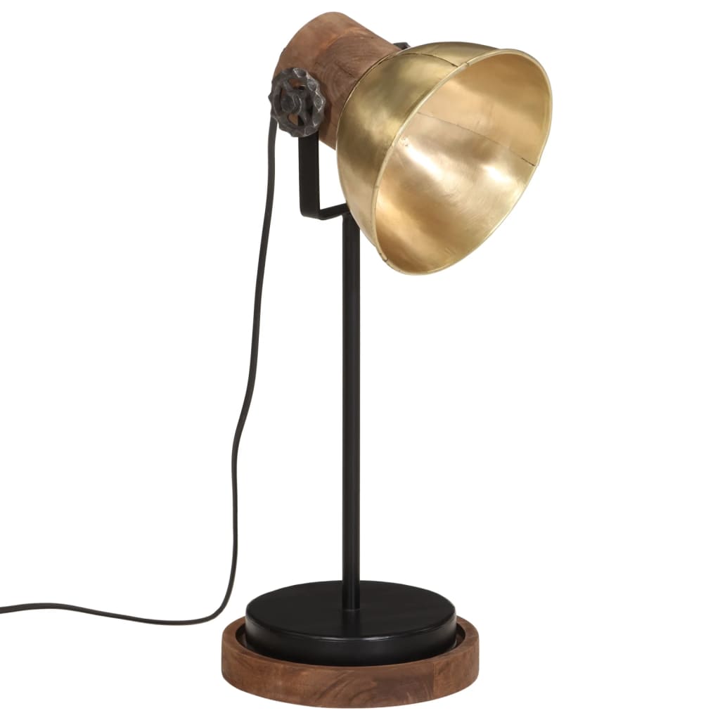Candeeiro de secretária 25 w 17x17x50 cm e27 bronze antigo