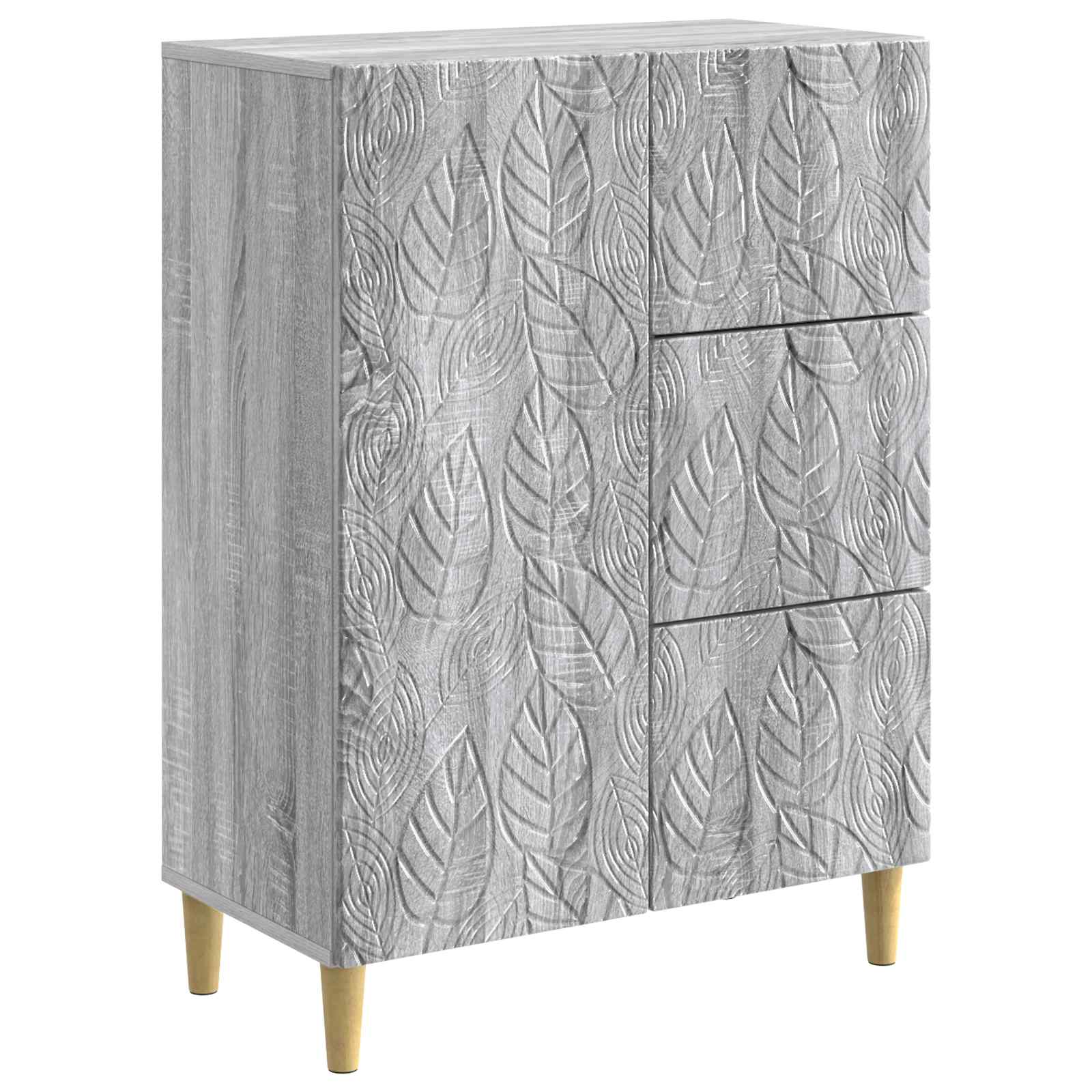 Buffet sonoma cinzento 66 x 34,5 x 90 cm derivados de madeira