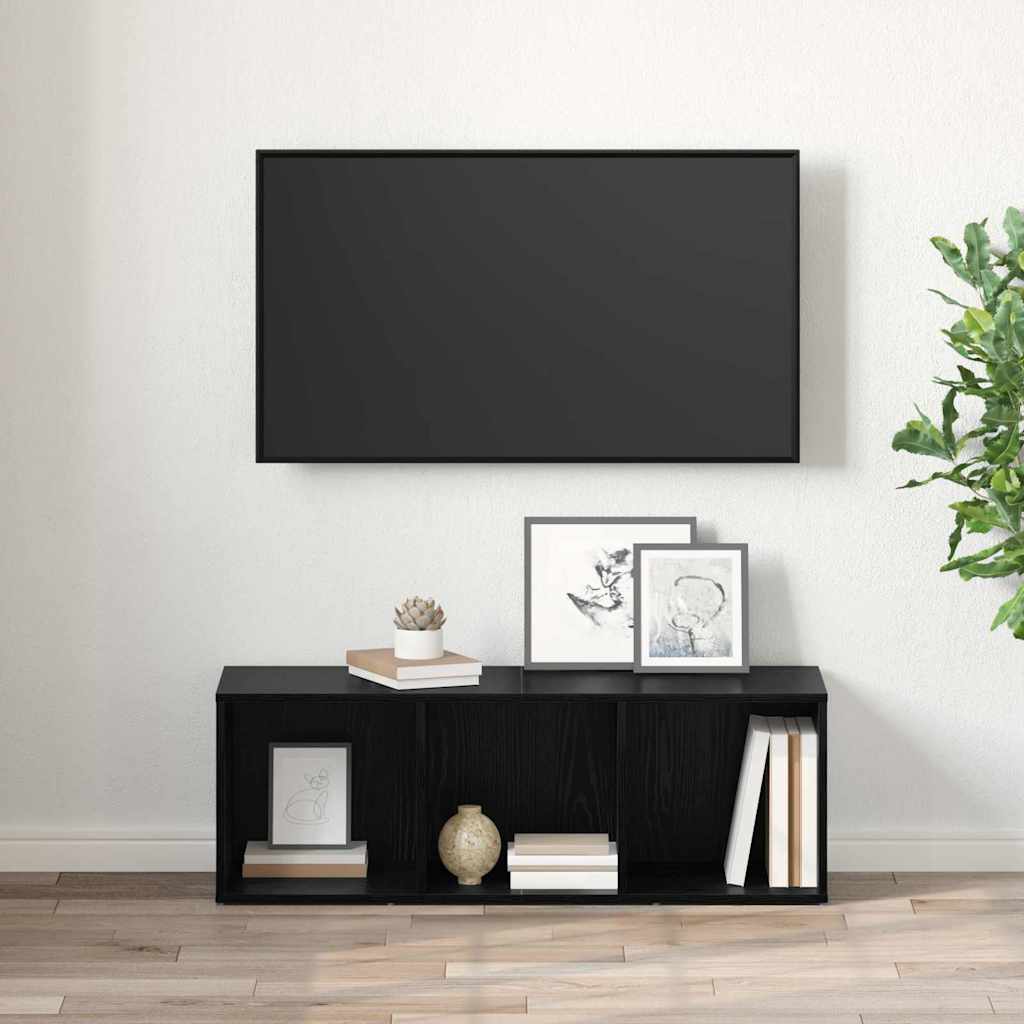 Conjunto de móvel de TV 72 x 35 x 37 cm preto