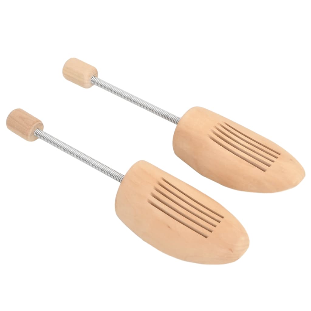 Alargadores de calçado 2 pares eu 39-42 madeira de lótus maciça