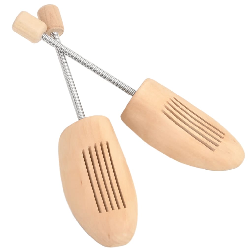 Alargadores de calçado 2 pares eu 39-42 madeira de lótus maciça