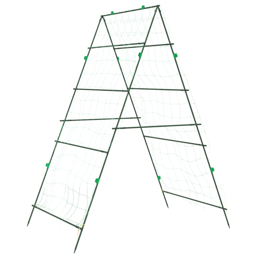 Treliças jardim p/ plantas trepadeiras 4 pcs estrutura em a aço