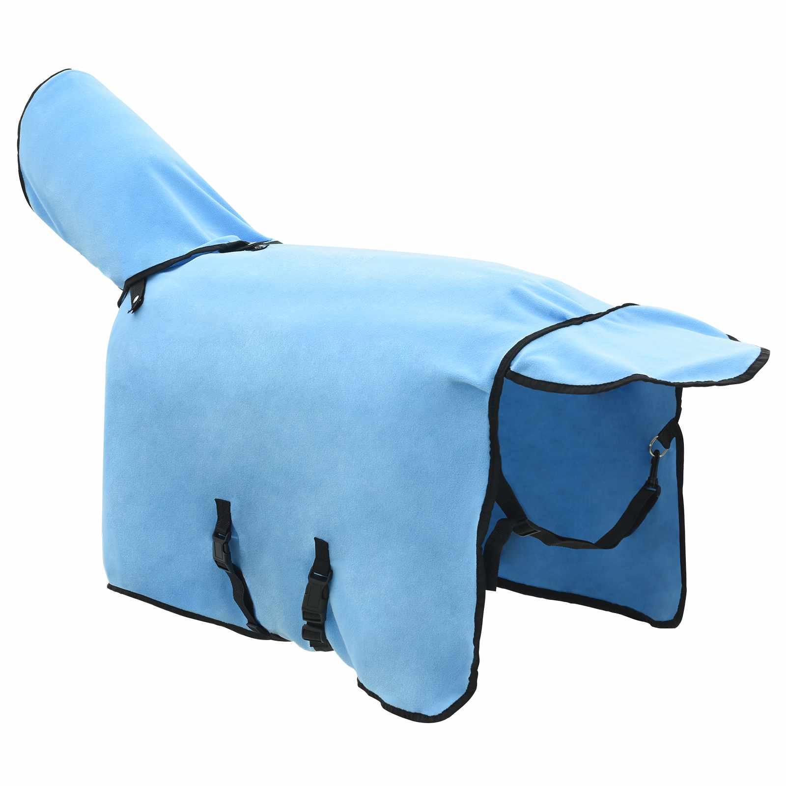 Cobertor de cavalo aqua completo 75 cm poliéster