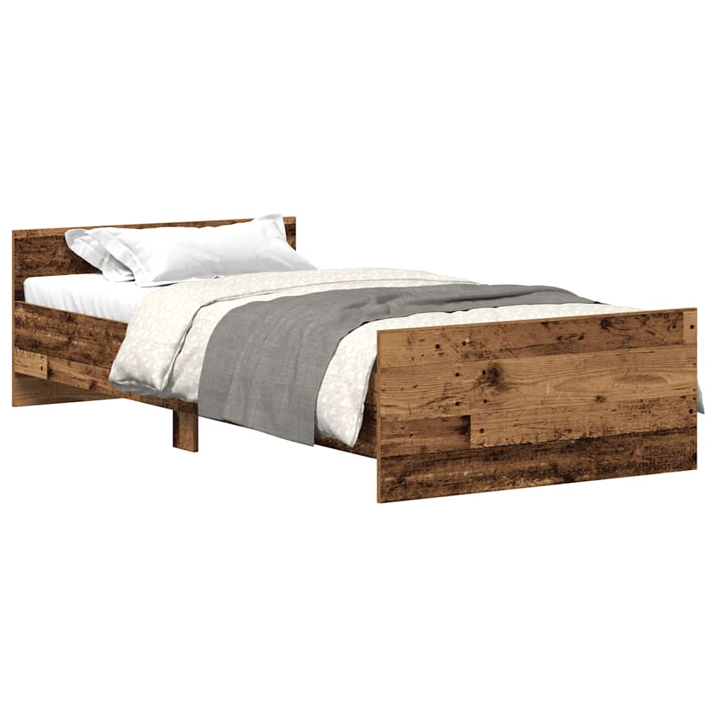 Estrutura de cama sem colchão 75x190cm derivados de madeira