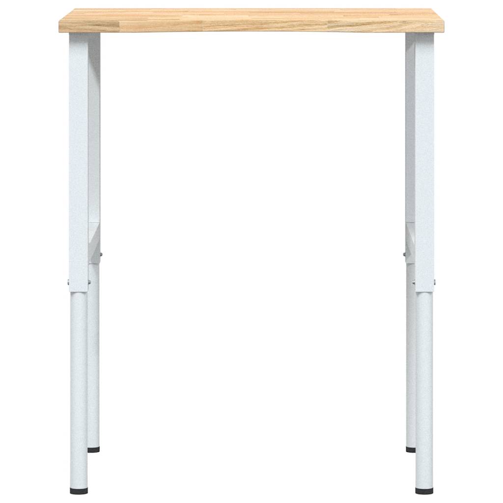 Bancada 80x60x(71,5-98) cm madeira carvalho maciça