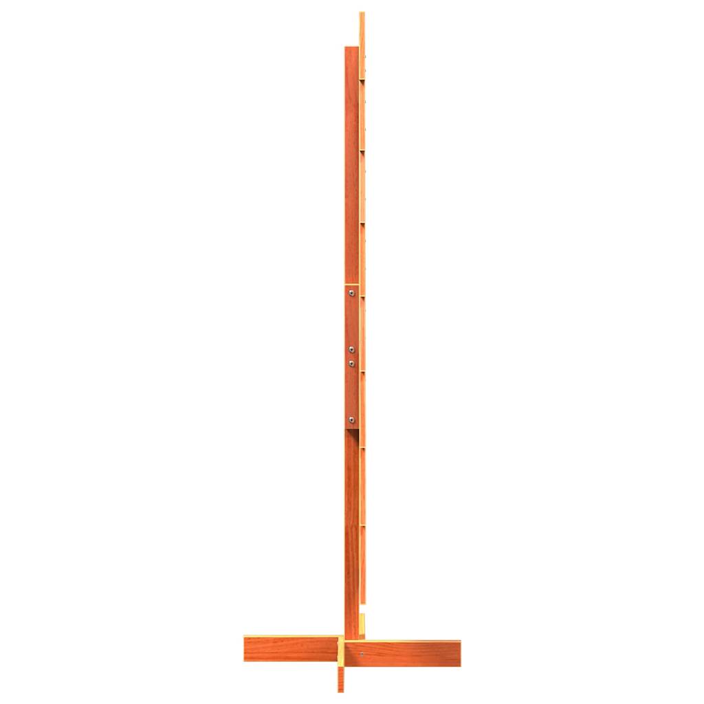 Árvore de natal decorativa 150 cm pinho maciço castanho-mel